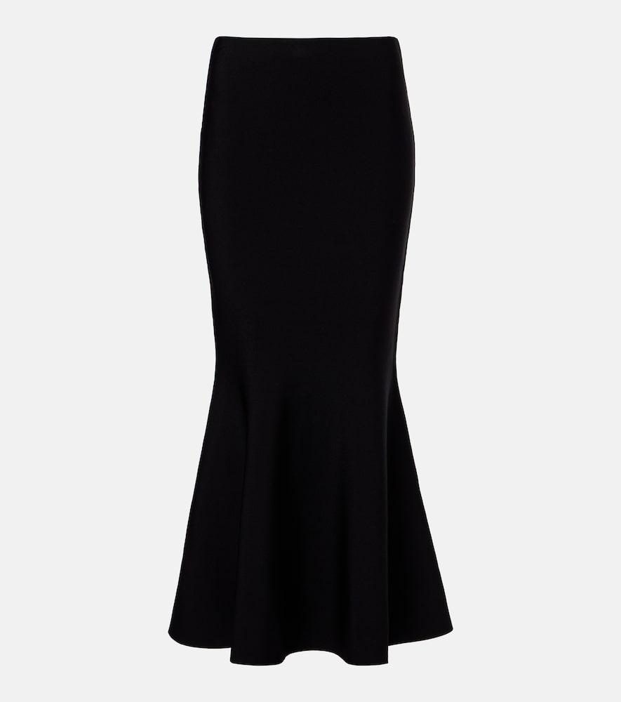 roland mouret knitted midi skirt
