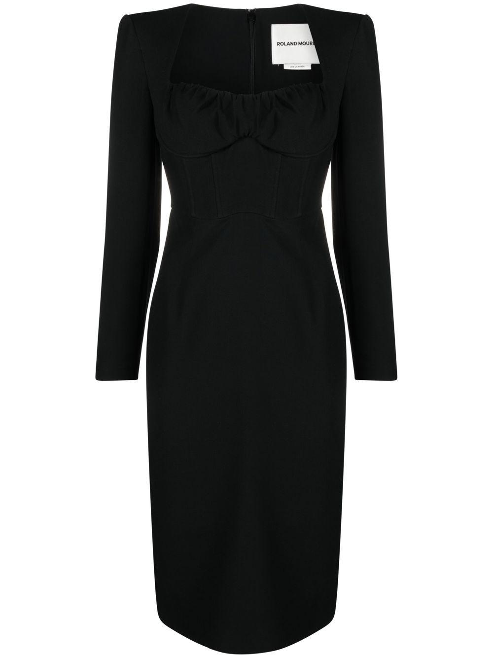 roland mouret pre dresses black outer: wool - women