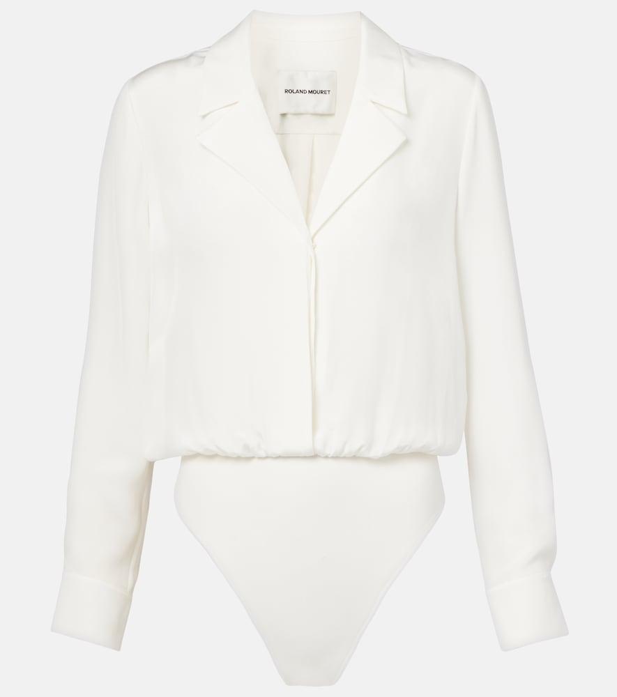 roland mouret silk bodysuit