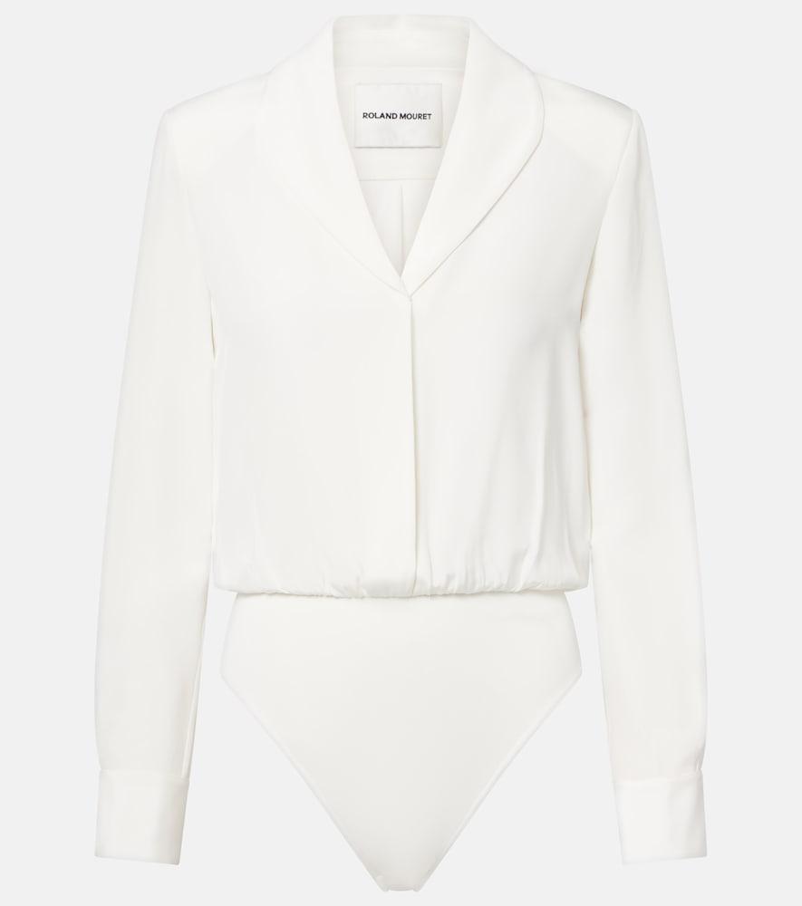 roland mouret silk satin bodysuit