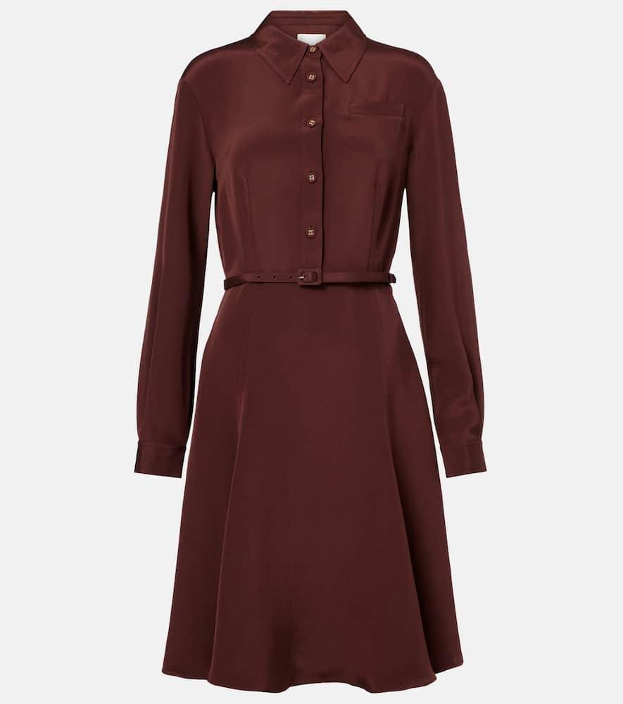 roland mouret silk shirt dress