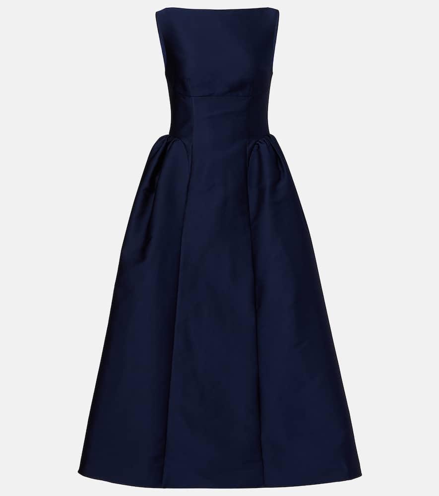 roland mouret taffeta midi dress