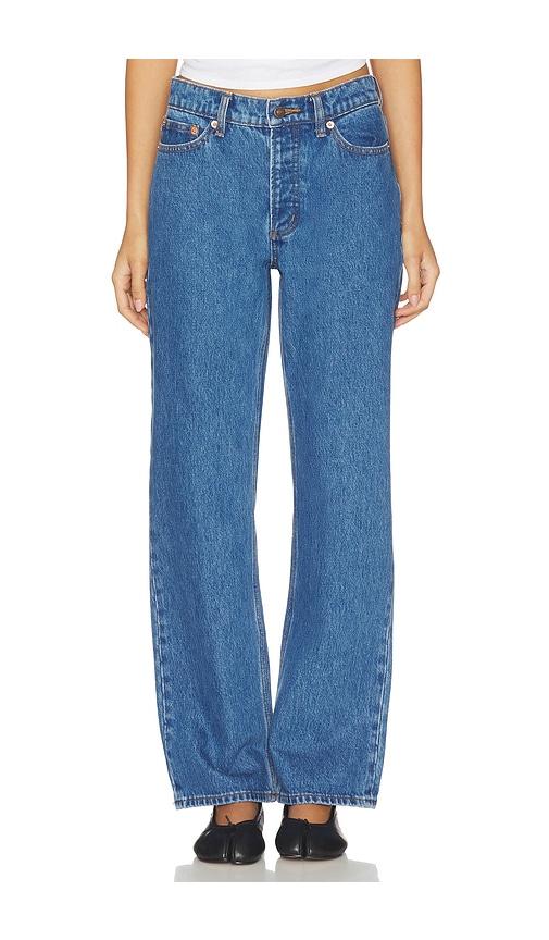 rolla's 90s boyfriend jeans in blue.