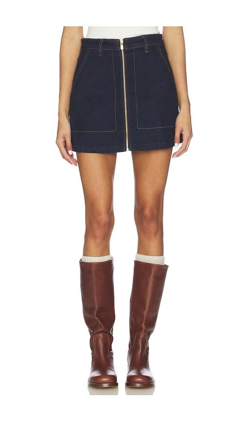 rolla's high line mini in denim.