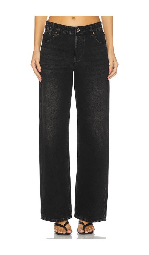 rolla's kate baggy jeans in black.