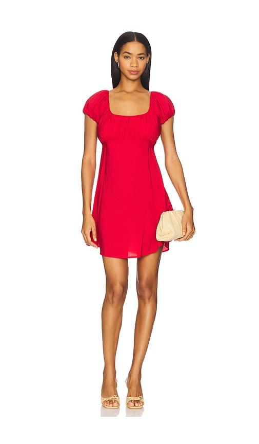 rolla's mira dress in red.