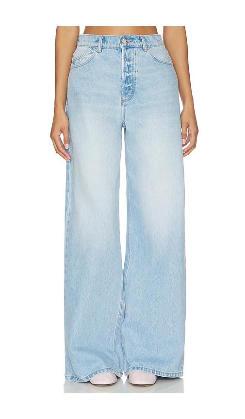 rolla's relaxed sailor jeans in blue.