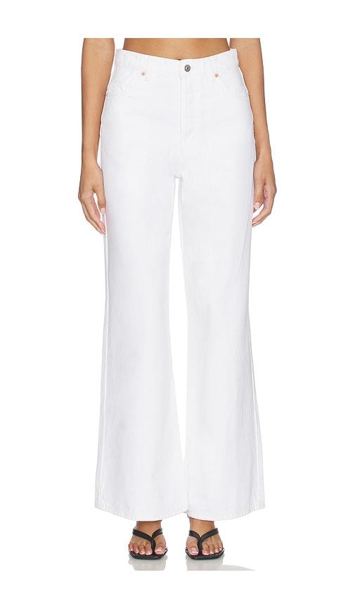 rolla's relaxed sailor jeans in white.