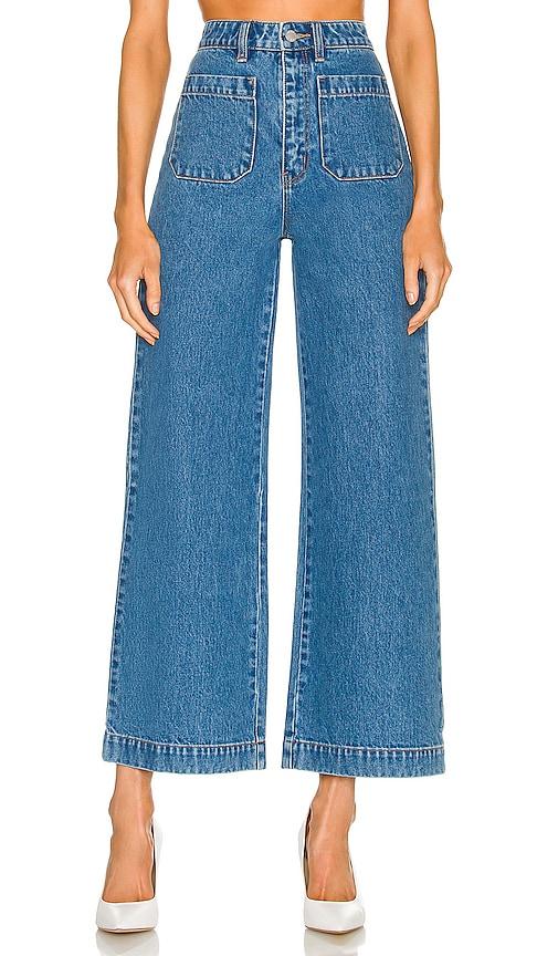 rolla's sailor jeans in blue.