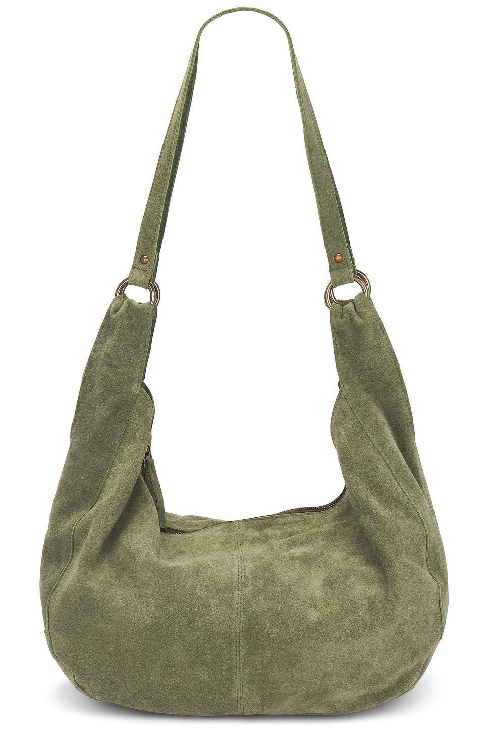 roma suede tote