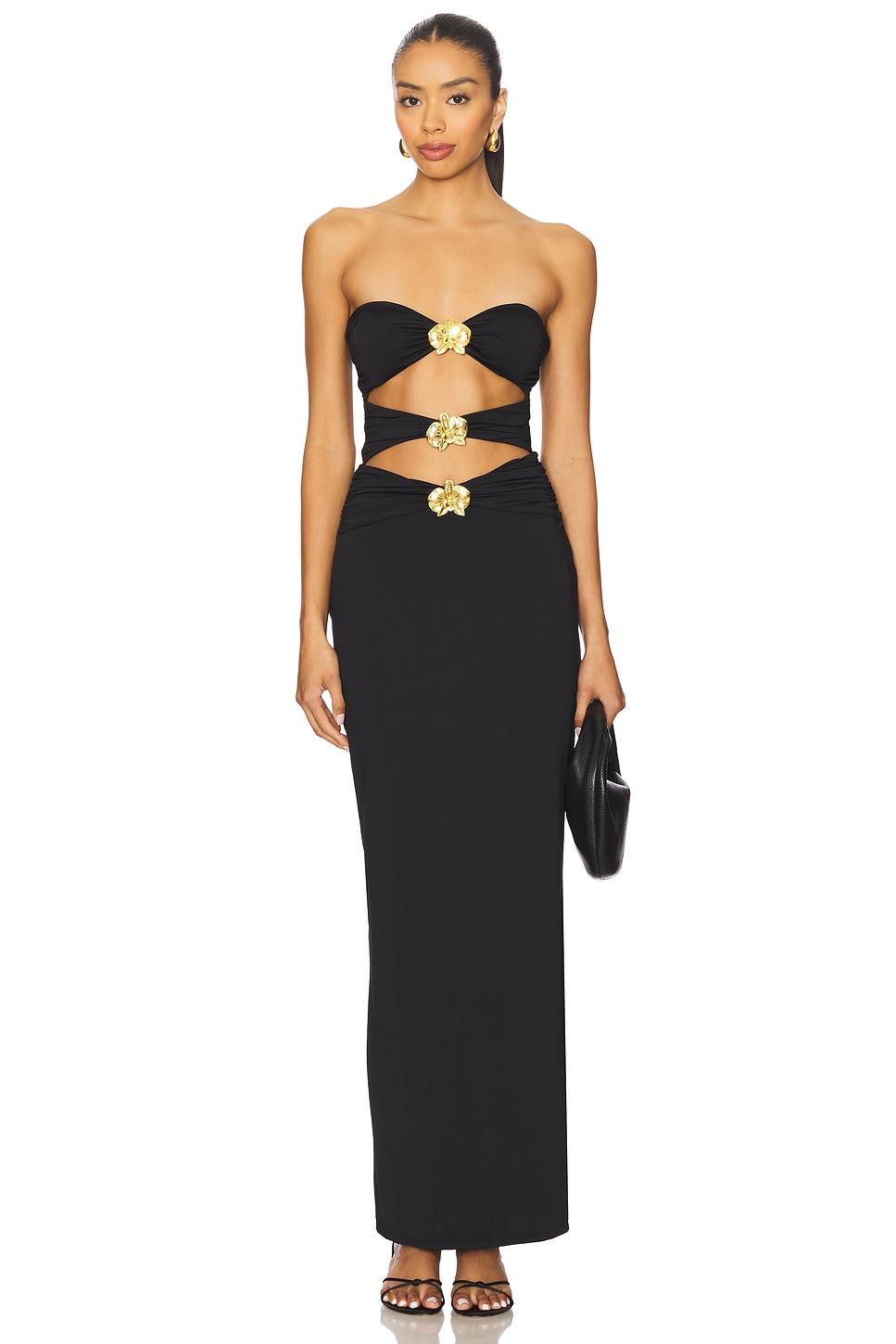 rome orchid maxi dress