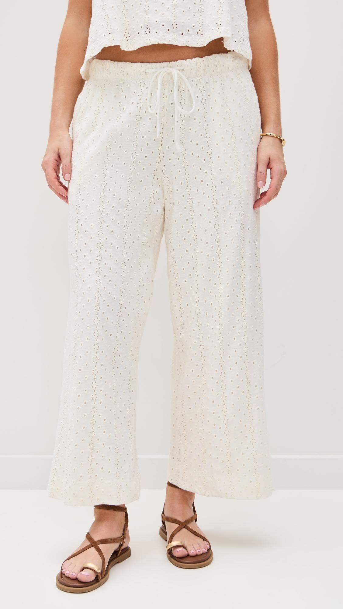 romi eyelet pants