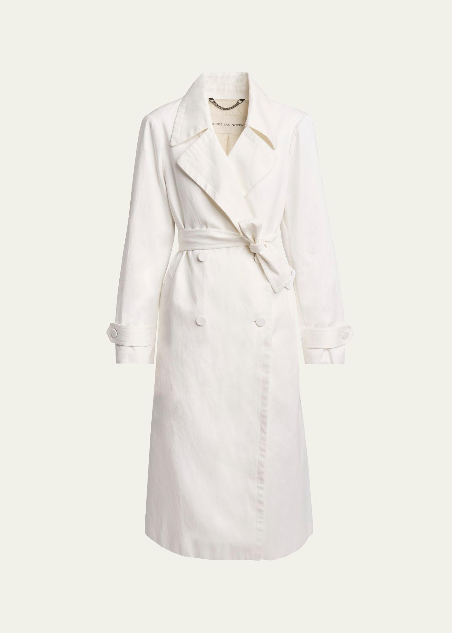 ronald double-breasted belted coat