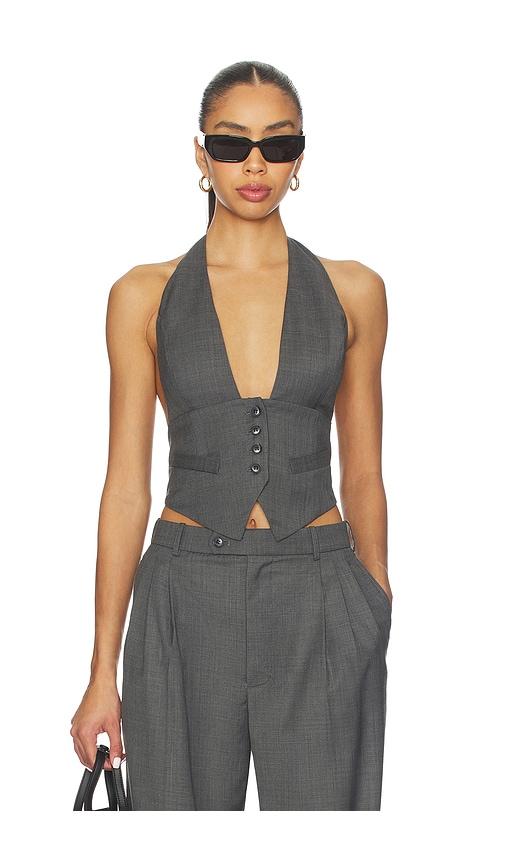 ronny kobo alesis vest in grey.