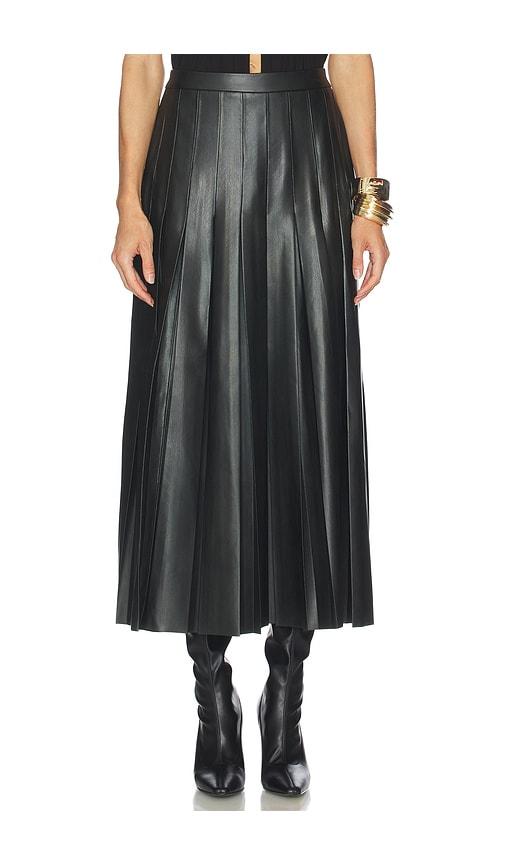 ronny kobo arlette skirt in black.