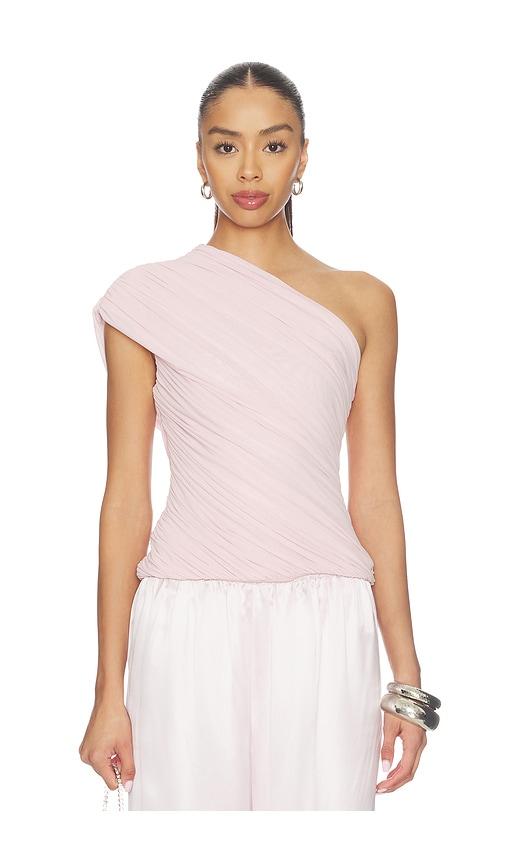 ronny kobo camina top in pink.