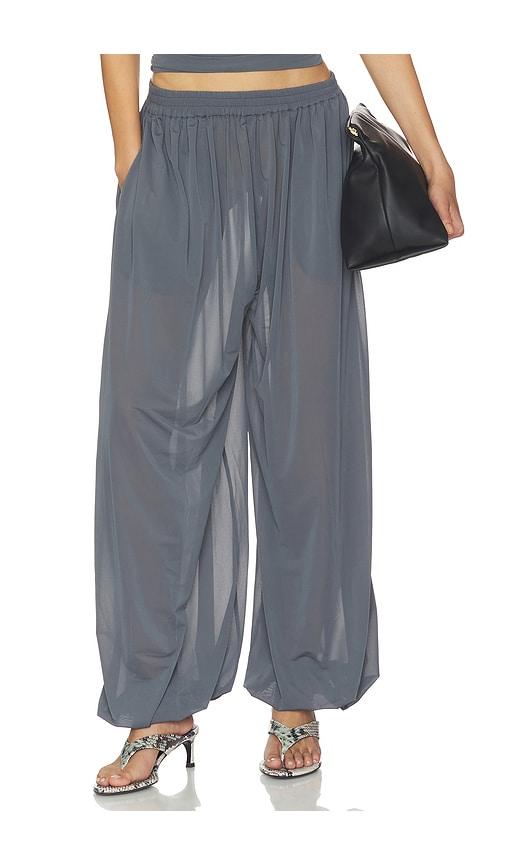 ronny kobo dickens pant in charcoal.