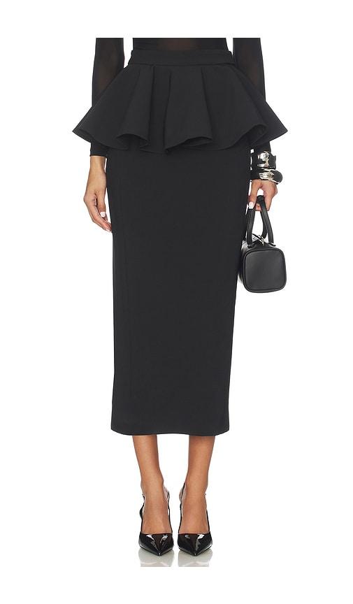 ronny kobo eden skirt in black.