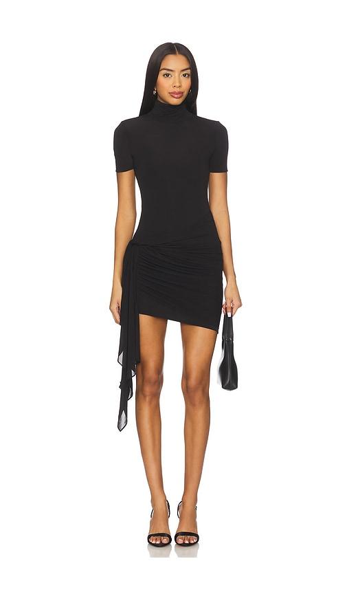 ronny kobo iridessa dress in black.