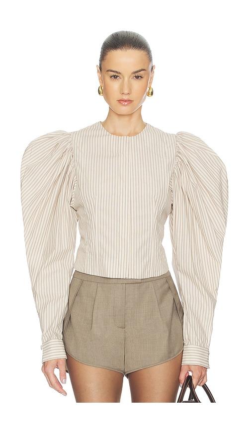 ronny kobo jiani top in cream.