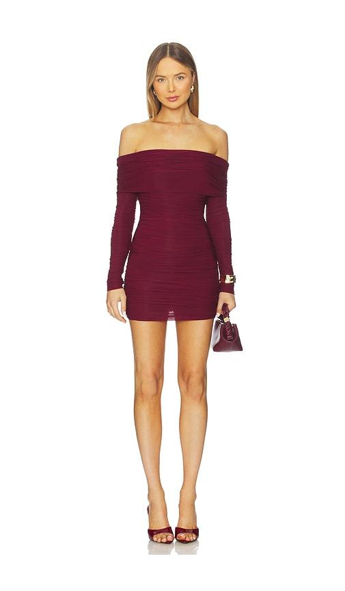 ronny kobo kya dress in red.