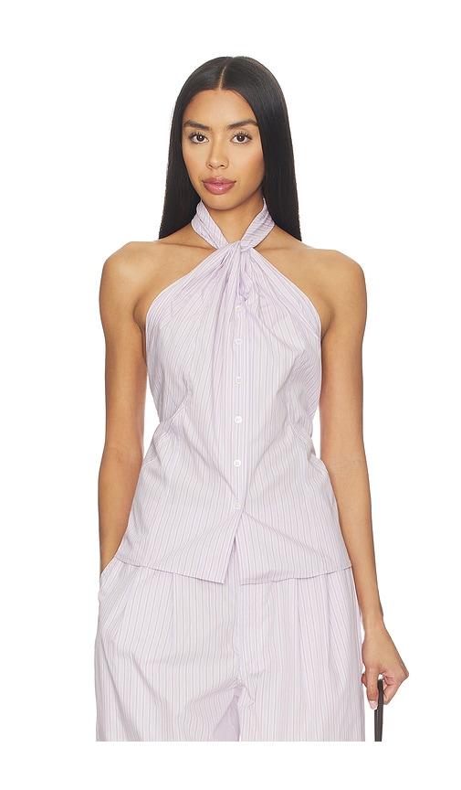 ronny kobo micala top in lavender.