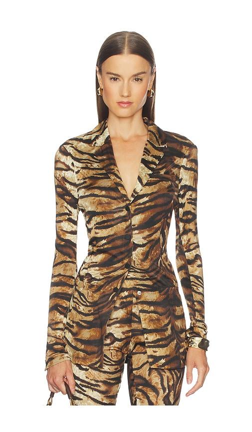 ronny kobo zena top in brown.