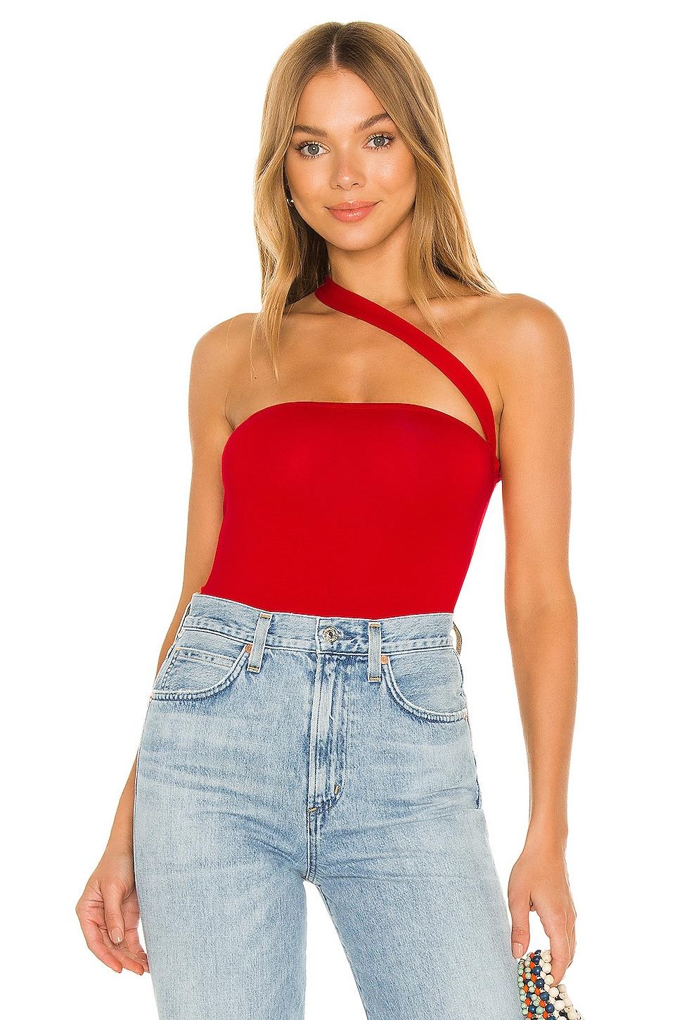 rony asymmetrical bodysuit