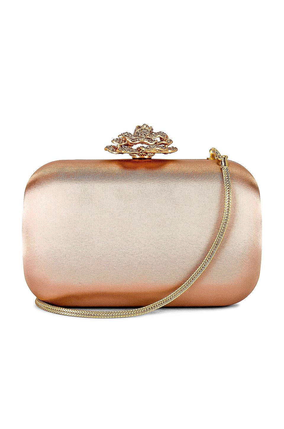 rosa crystal lock clutch