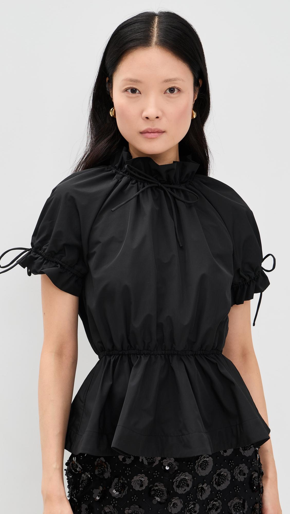 rosalina tech taffeta blouse