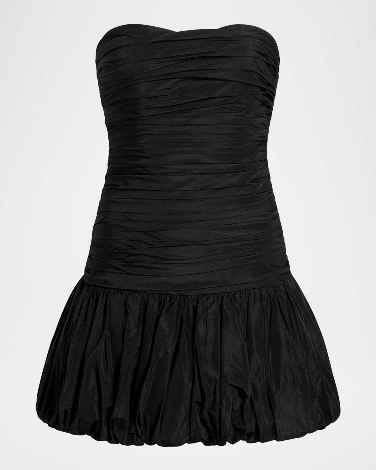 rosanna strapless bubble mini dress