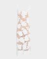 rose crochet knit sleeveless midi dress