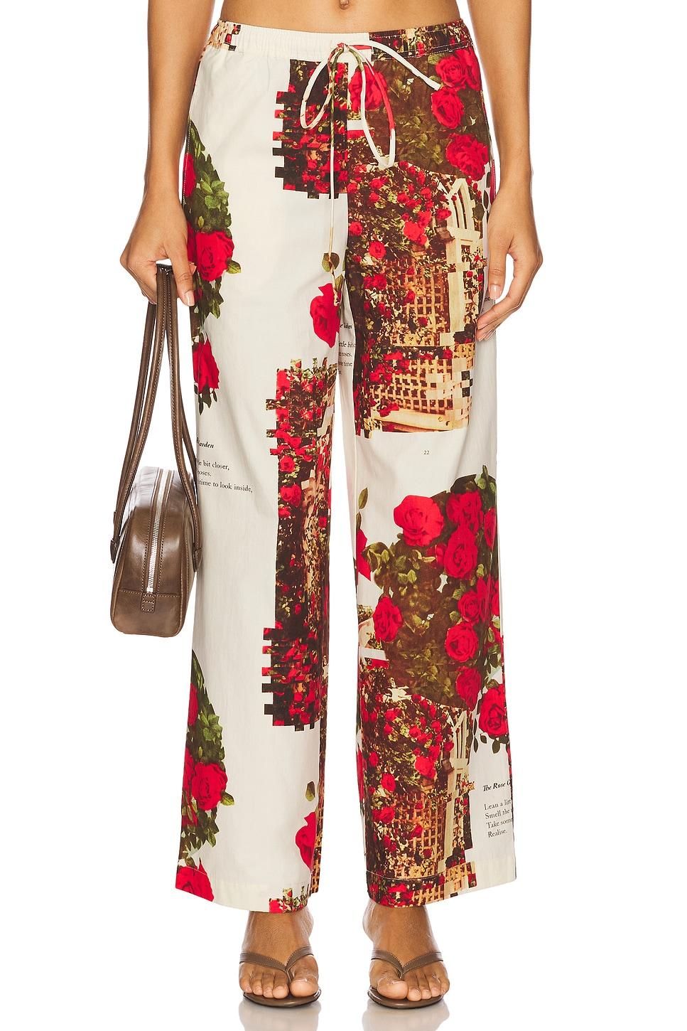 rose garden cotton pants