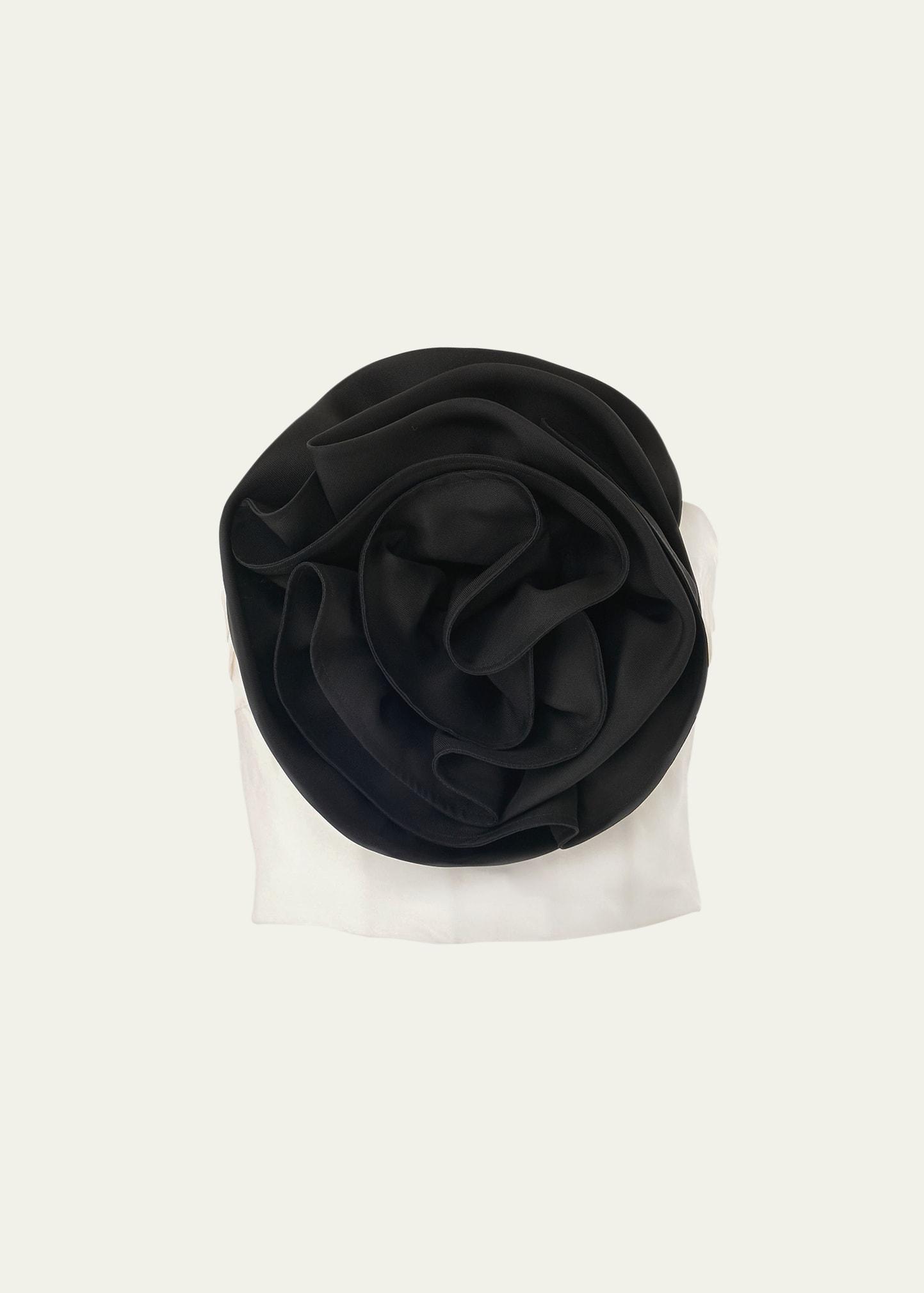 rose strapless top