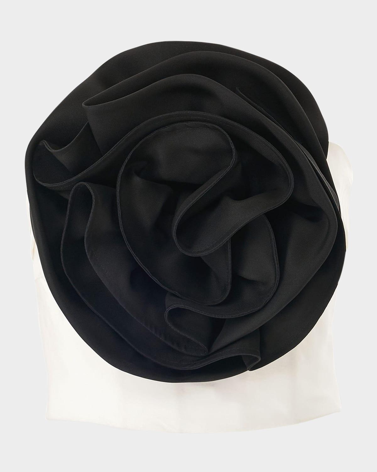 rose strapless top