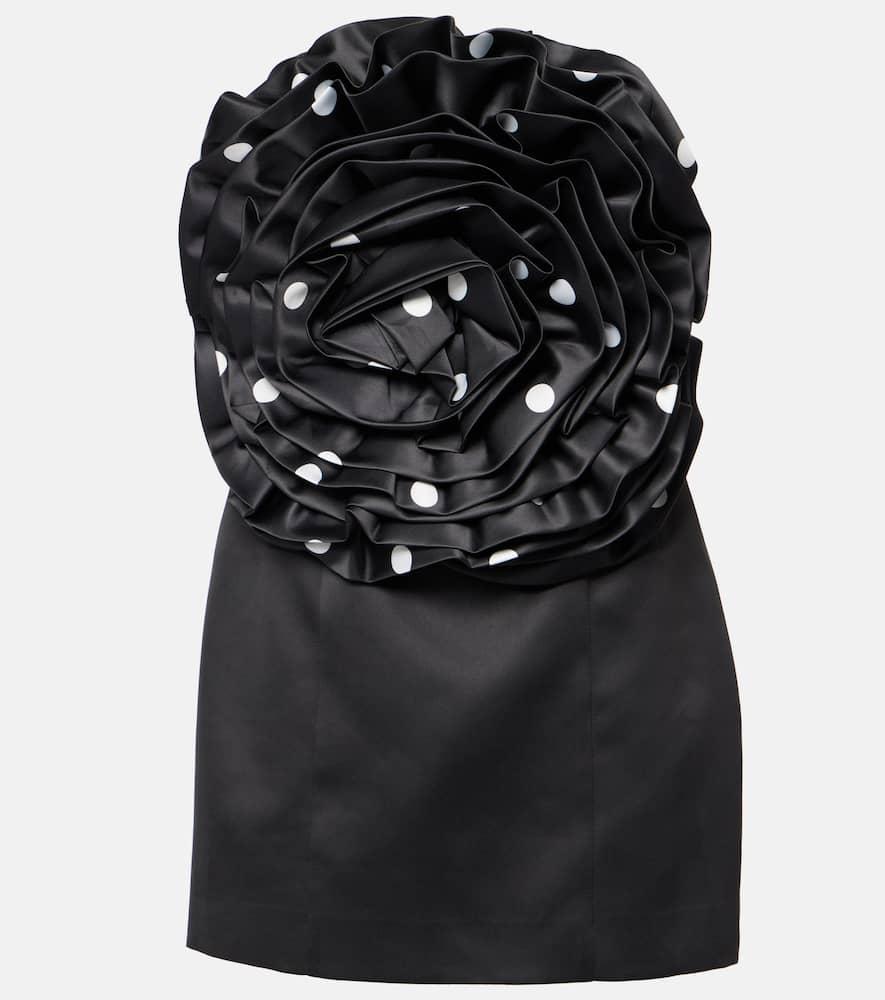 rotate big flower minidress