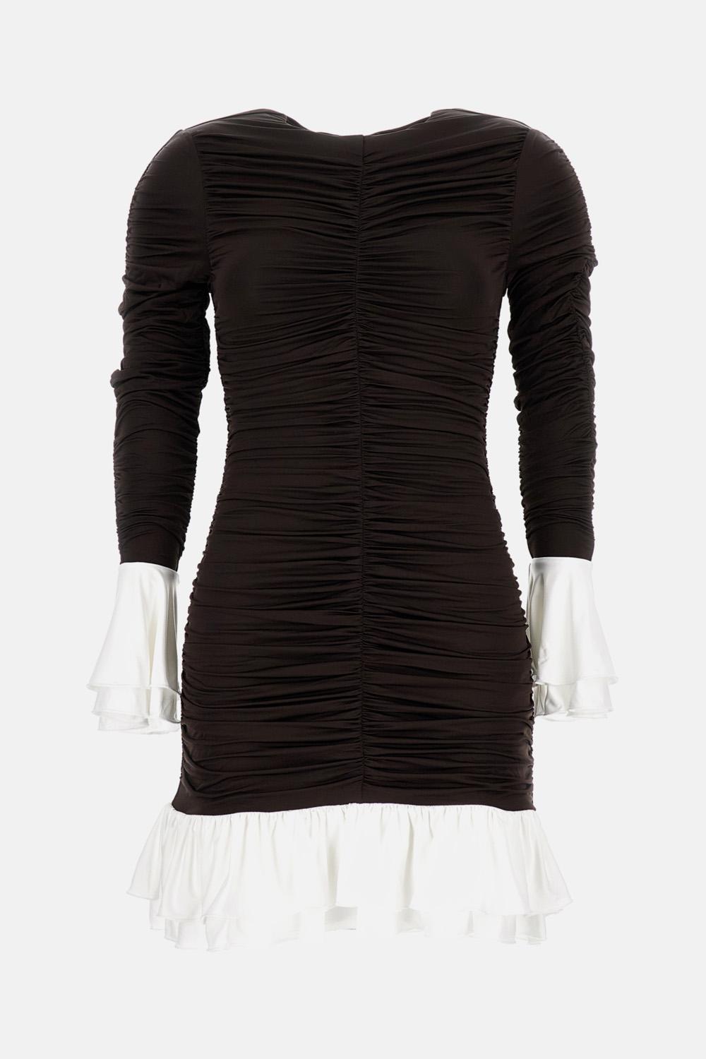rotate birger christensen dresses brown pl ea - women