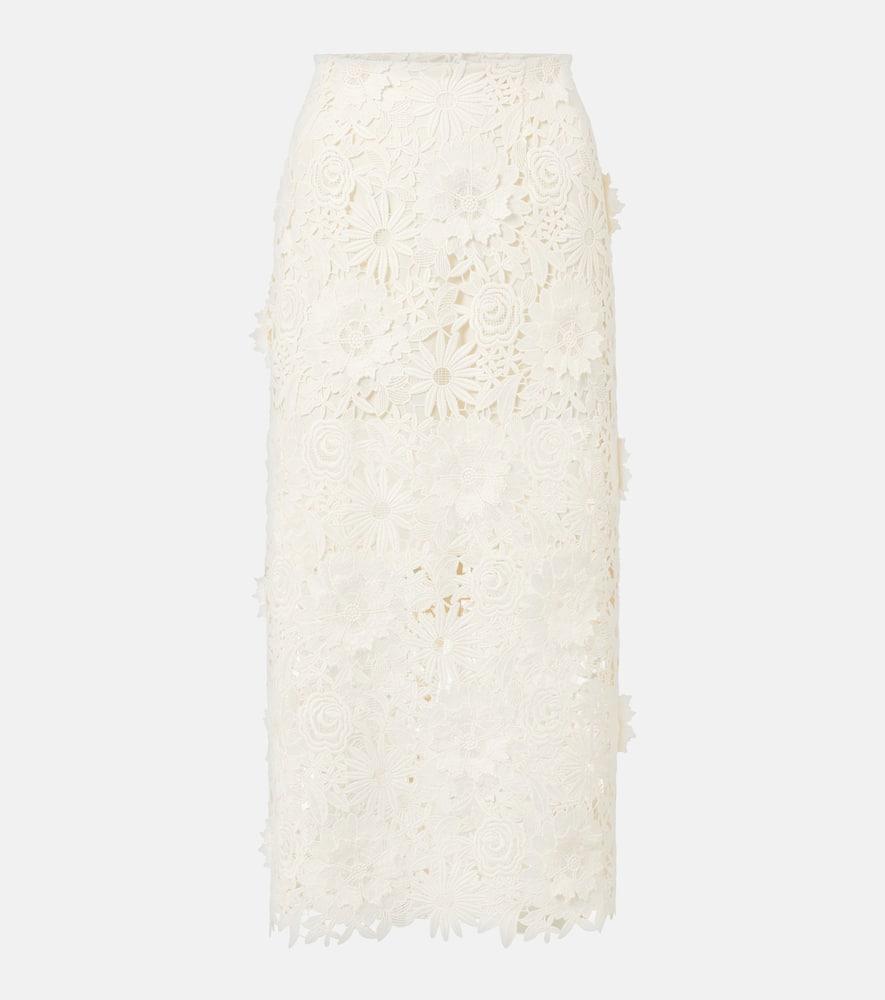 rotate bridal lace pencil skirt