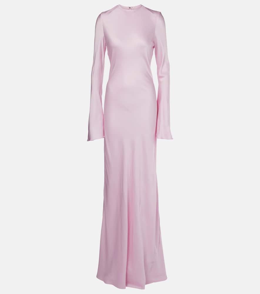 rotate bridal satin gown