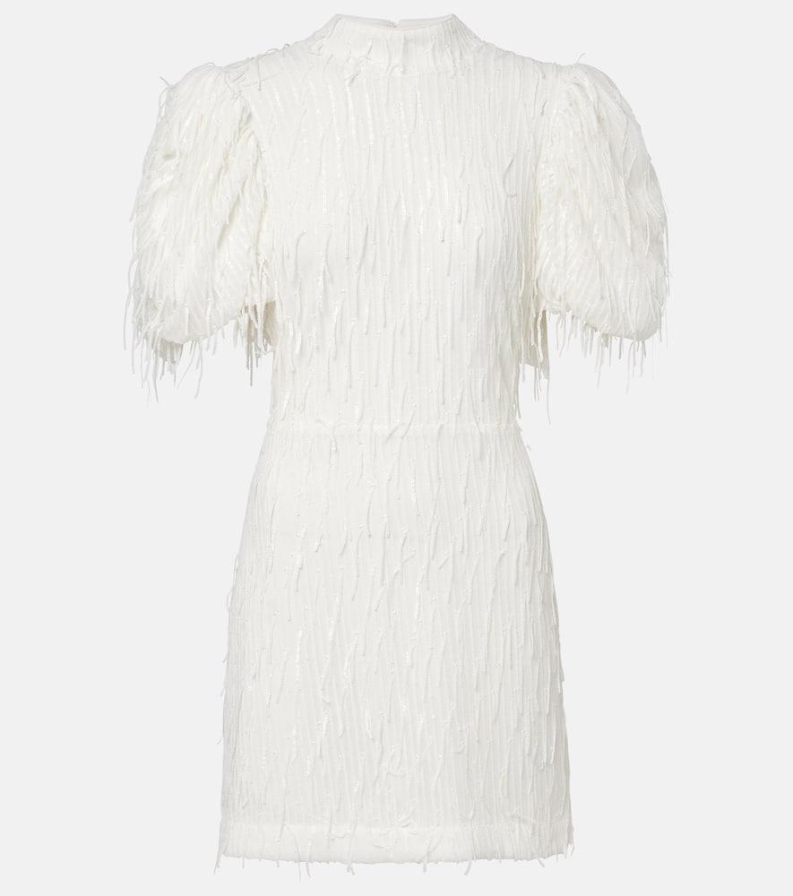 rotate bridal sequined puff