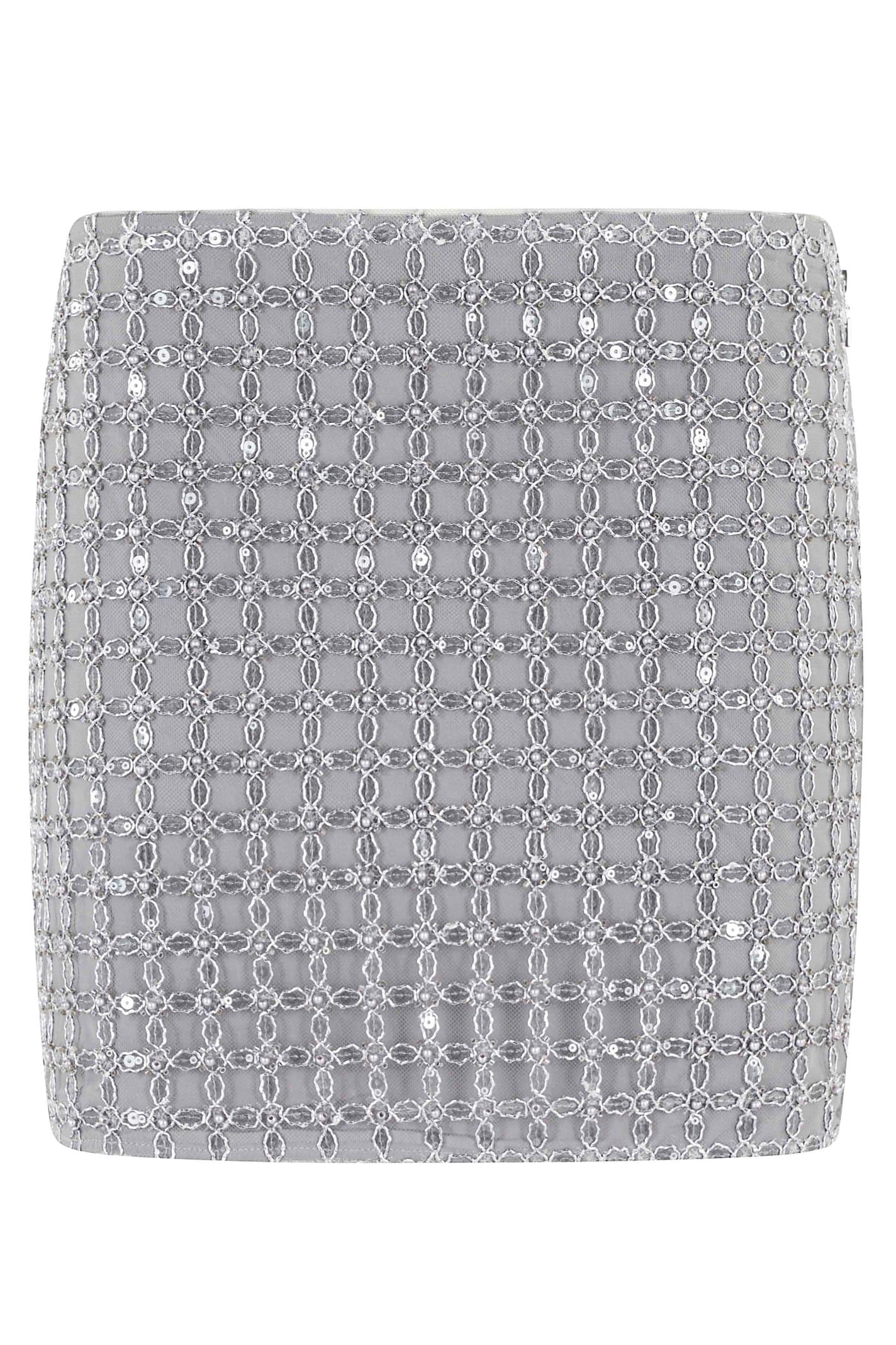 rotate by birger christensen beaded mini skirt