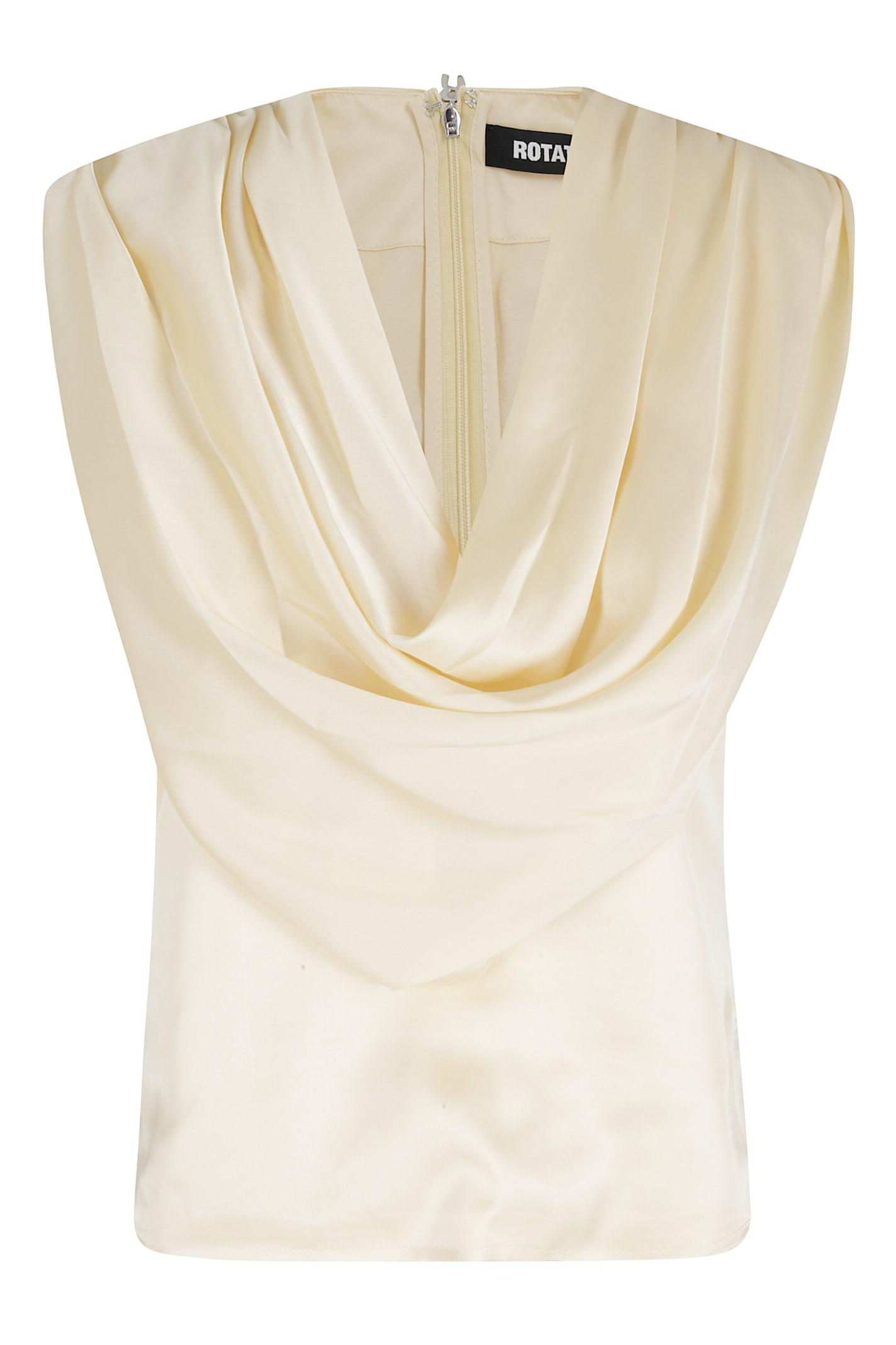 rotate by birger christensen chiffon waterfall top