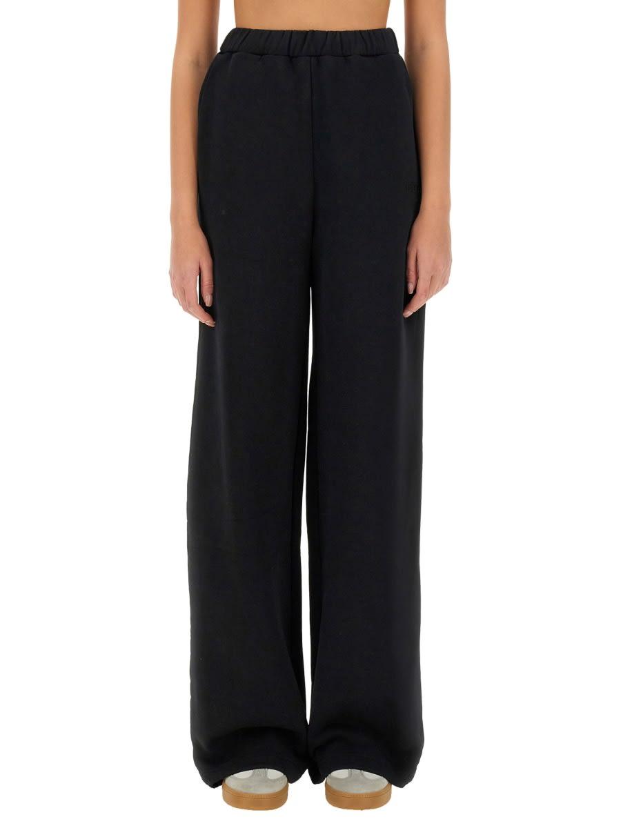 rotate by birger christensen cotton fleece pants