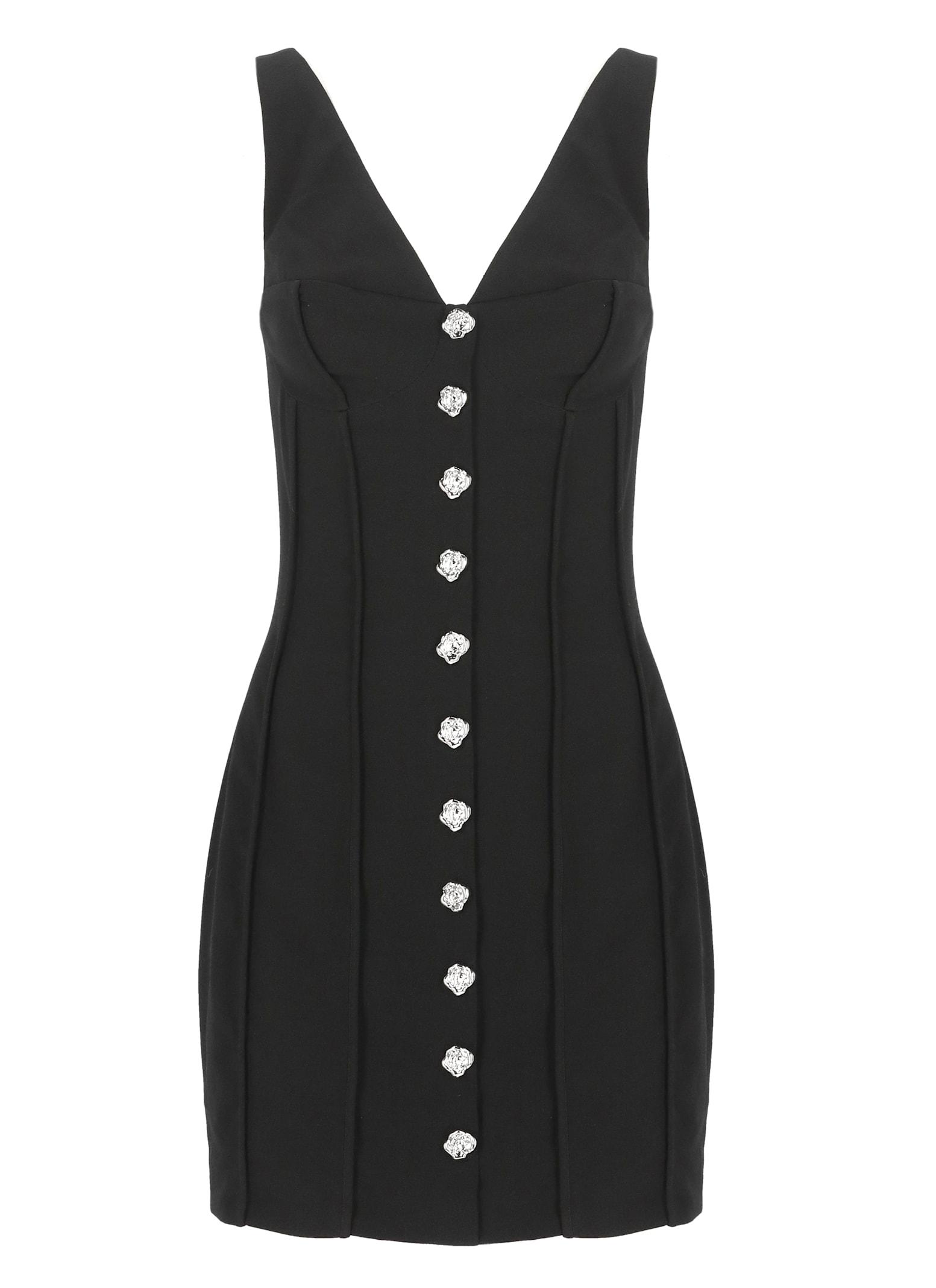 rotate by birger christensen crepe dress