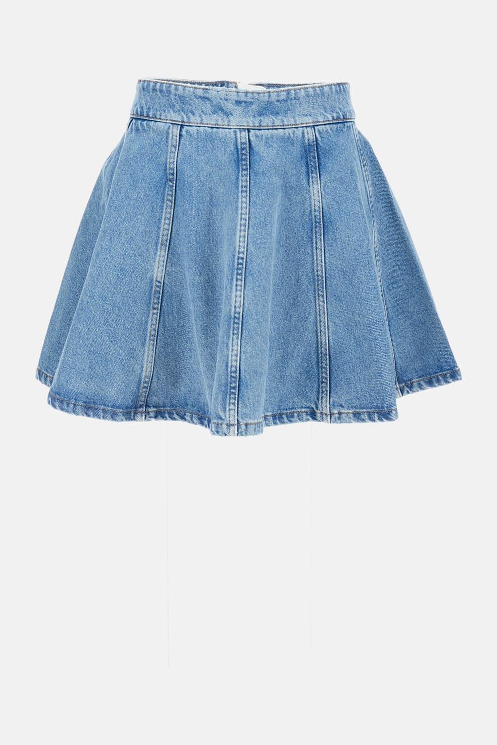 rotate by birger christensen denim skirt