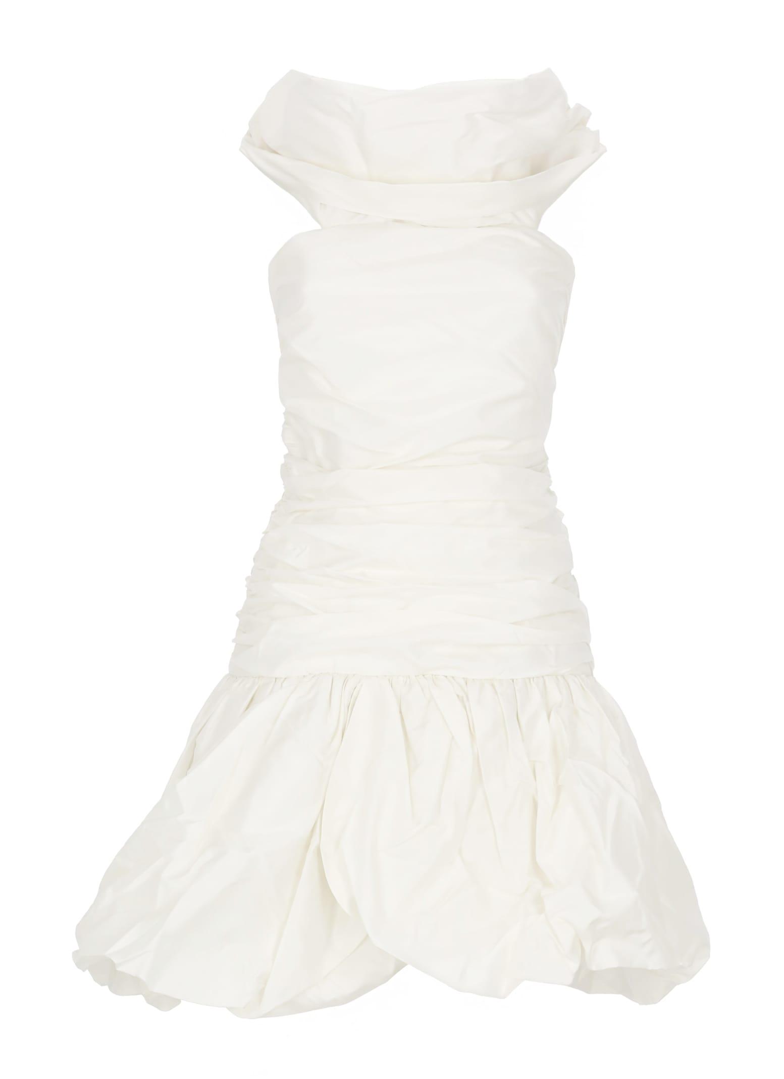 rotate by birger christensen drape dress