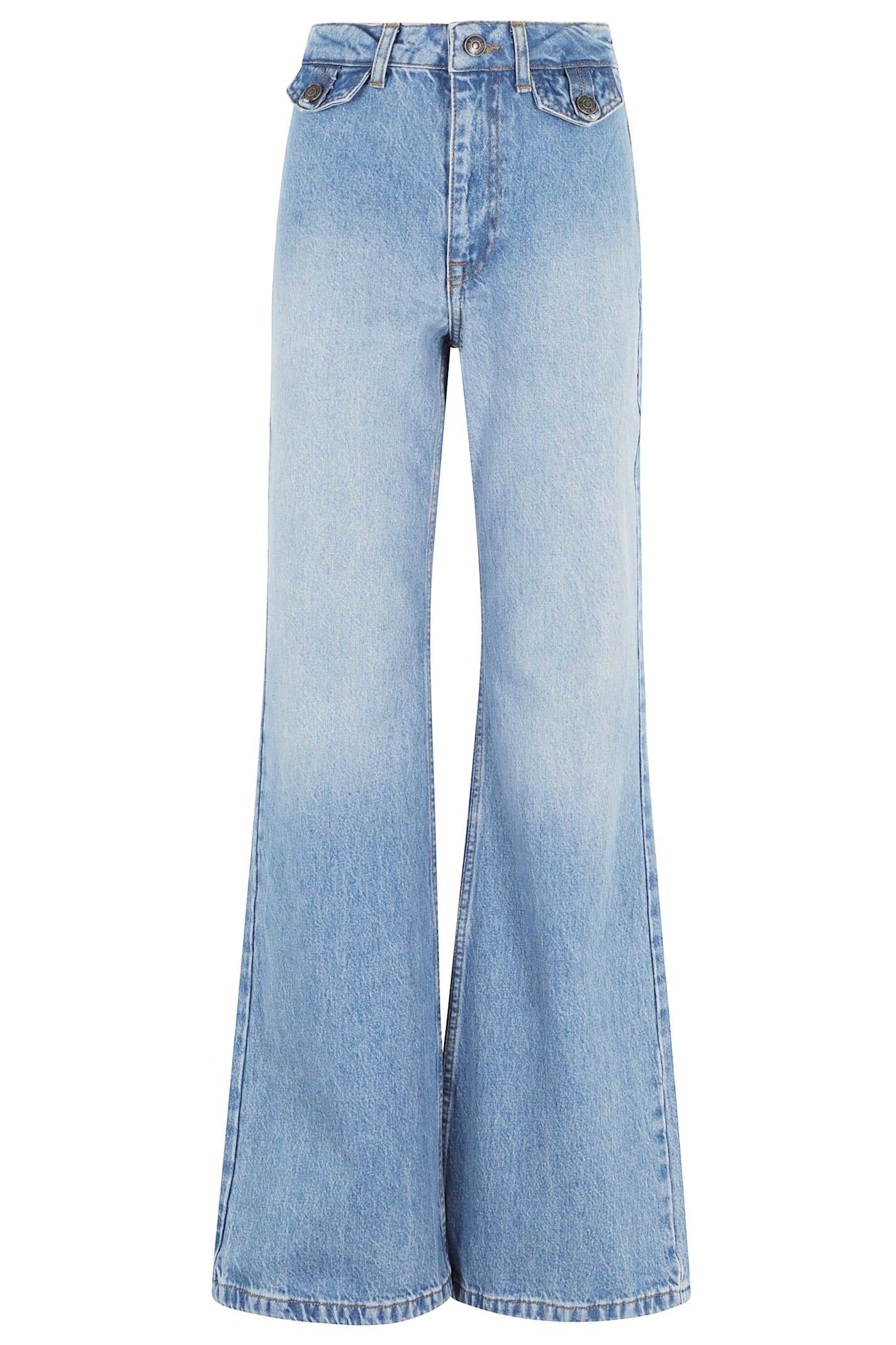 rotate by birger christensen flared highwaisted jeans