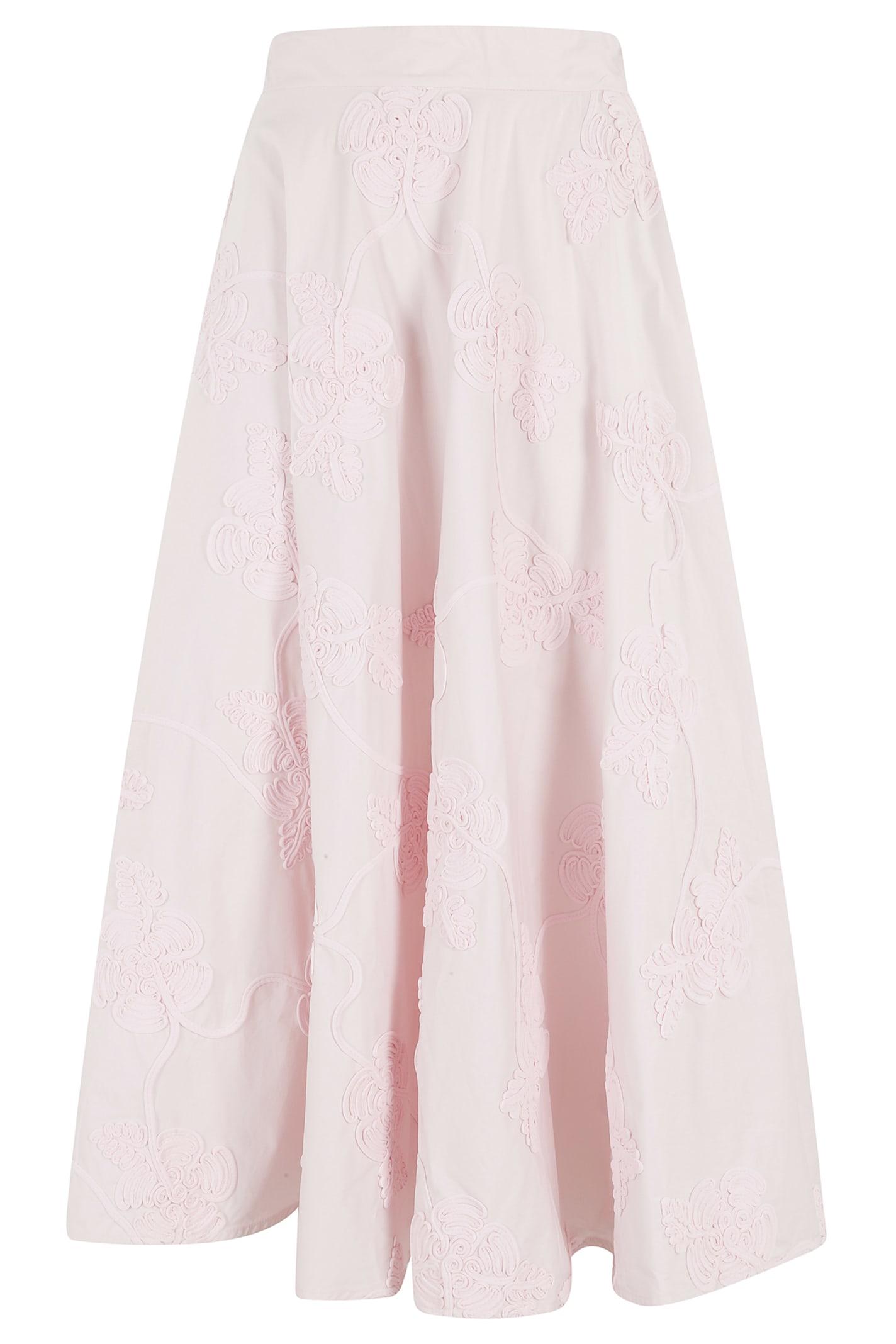 rotate by birger christensen flower maxi skirt