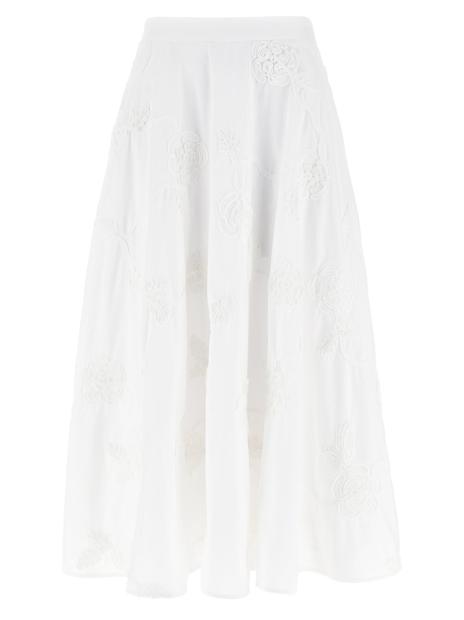 rotate by birger christensen flower maxi skirt