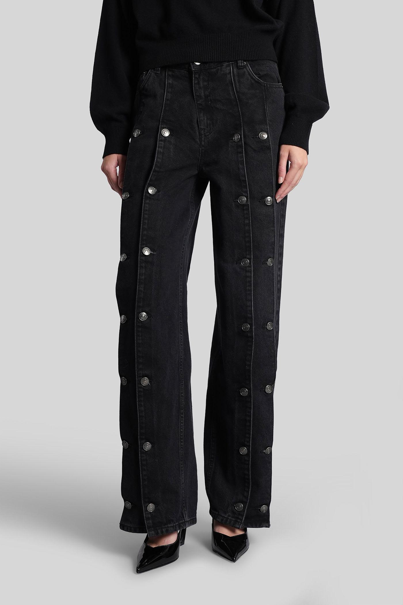 rotate by birger christensen jeans in black denim